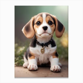 Beagle Puppy Canvas Print