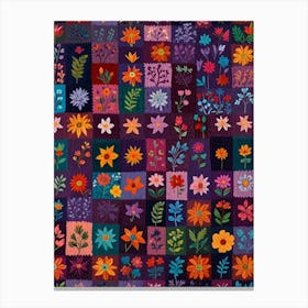 Patchwork Quilt Canvas Print