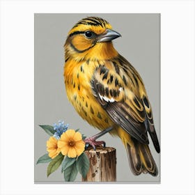 Yellow Warbler 1 Canvas Print