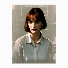 Mia Wallace from Pulp Fiction Canvas Print