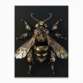 Gold Bee 1 Canvas Print