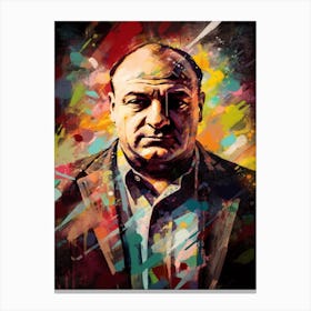 Gangster Art Tony Soprano The Sopranos 4 Canvas Print