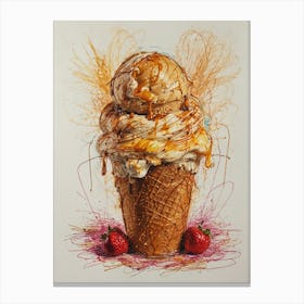 Ice Cream 11 Canvas Print