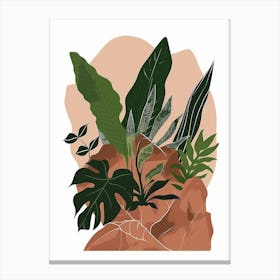 Tropical Plants 8 Canvas Print