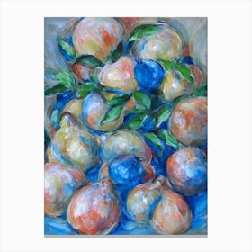 Pomelo Classic Fruit Canvas Print