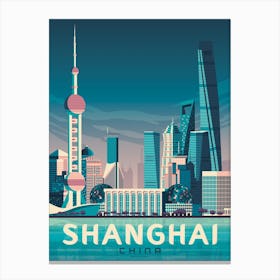 Shanghai China Canvas Print