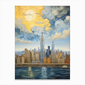 New York City Skyline 2 Canvas Print