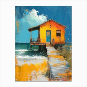 House On The Beach 1 Canvas Print