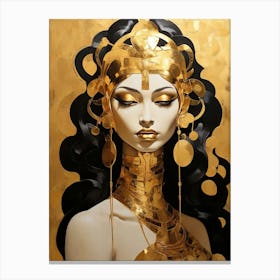 Gold Goddess Art Print Canvas Print
