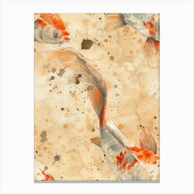 Watercolor Koi 38 Canvas Print