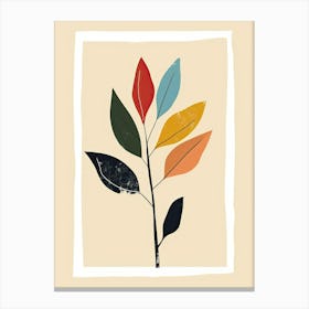 Leaf Print Canvas Print