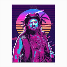 Cameron Grimes 80s Retro Canvas Print