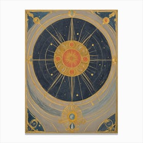 Night Compass Canvas Print