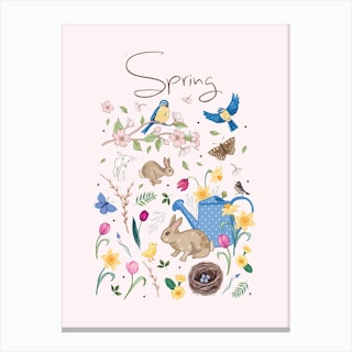Spring Wildlife Canvas Print