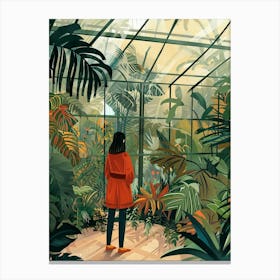 In The Garden Kew Gardens England 6 Canvas Print
