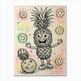 Pineapple Canvas Print