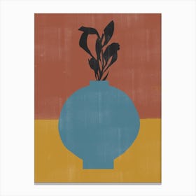 Plant In A Vase Canvas Print