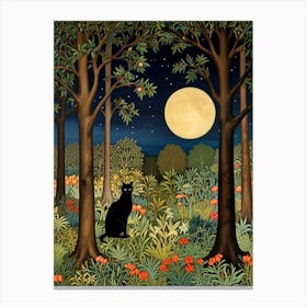 William Morris Cat In The Forest 5 Leinwandbilder