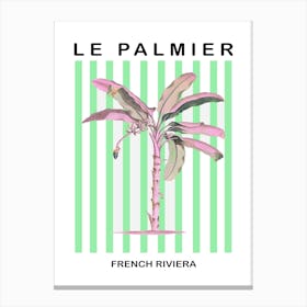 Le Palmier French Rivera 1 Canvas Print