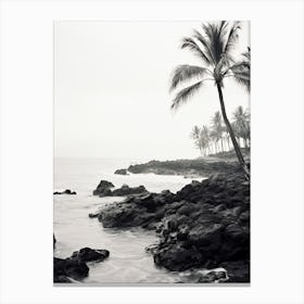 Maui, Black And White Analogue Photograph 3 Canvas Print
