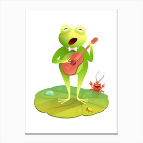Prints, posters, nursery, children's rooms. Fun, musical, hunting, sports, and guitar animals add fun and decorate the place.36 Canvas Print