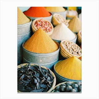 Spices Of Morocco Canvas Print