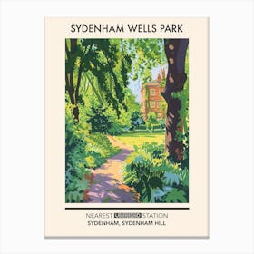 Sydenham Wells Park London Parks Garden 2 Canvas Print