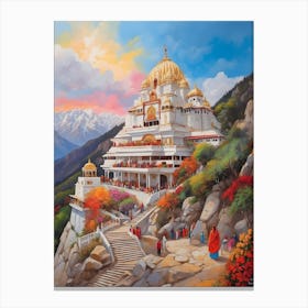 Golden Temple Canvas Print