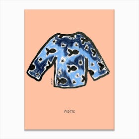 Suéteres del zodiaco | Piscis Canvas Print