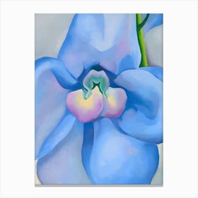 Georgia O'Keeffe - The Blue Flower Canvas Print