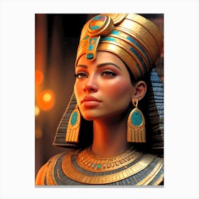 Cleopatra Portrait Artwork 12 Canvas Print