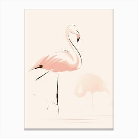 Flamingos Canvas Print