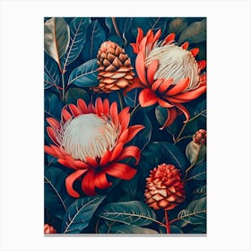 Flora Painting Canvas Print