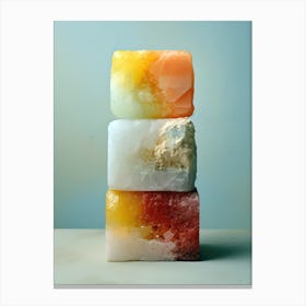 Stacked Soaps Canvas Print
