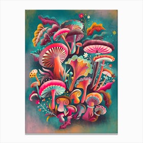 Fantastic Fungi Canvas Print