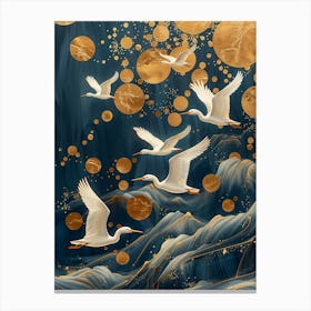 White Storks 1 Canvas Print