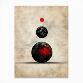 Three Spheres Canvas Print