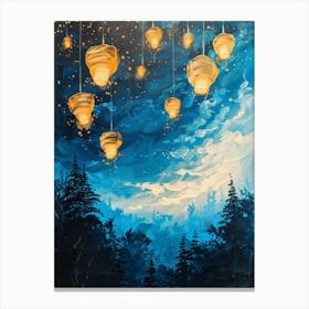 Hanging Lanterns Canvas Print