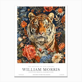 William Morris Exhibition Animals Series 75 Canvas Print