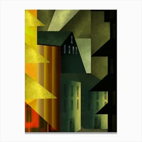 Cityscape Abstract Canvas Print