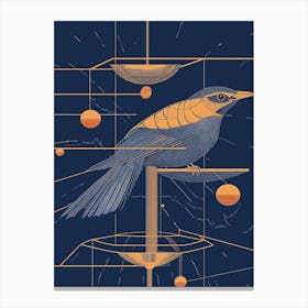 Bird In Space Canvas Print