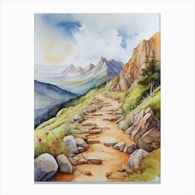 Path To The Mountains.15. Canvas Print