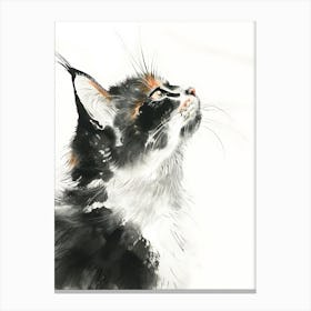 Cat In The Sky Canvas Print