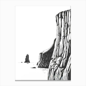 Cliffs Of Scotland Canvas Print