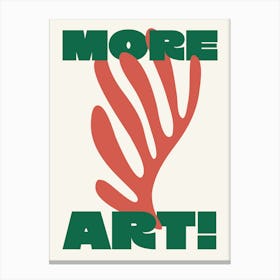 More Art Matisse - Red And Green Canvas Print