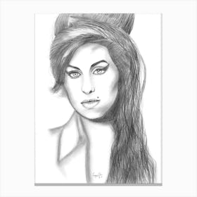 Amy Winehouse Canvas Print