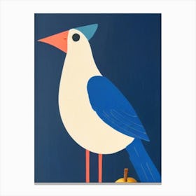 Bird And Apple Canvas Print