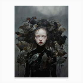 Raven Canvas Print