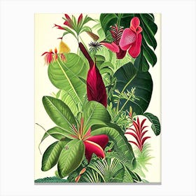 Jungle 2 Botanicals Canvas Print