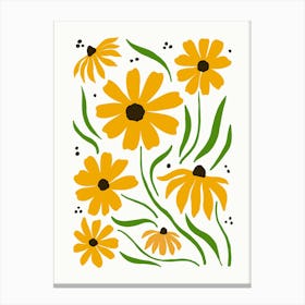 Yellow Daisies Canvas Print